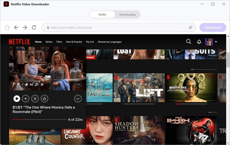 descargar vídeo de Netflix